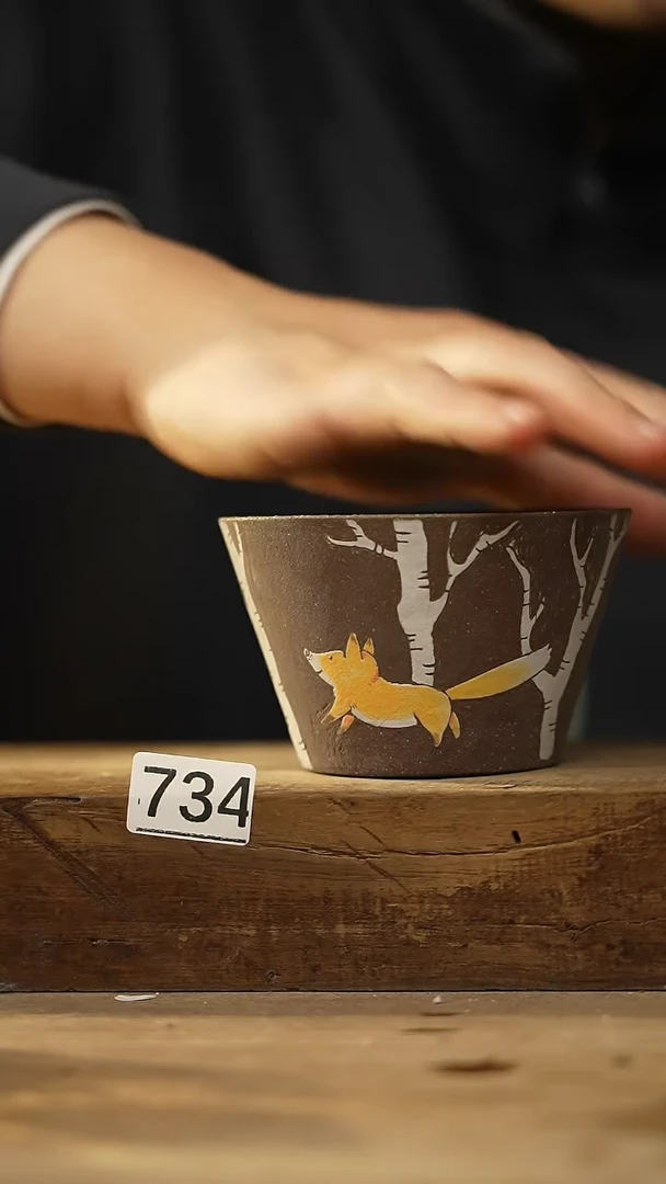 【闪购商品】瓷片油画风·彩绘·设计师石一款