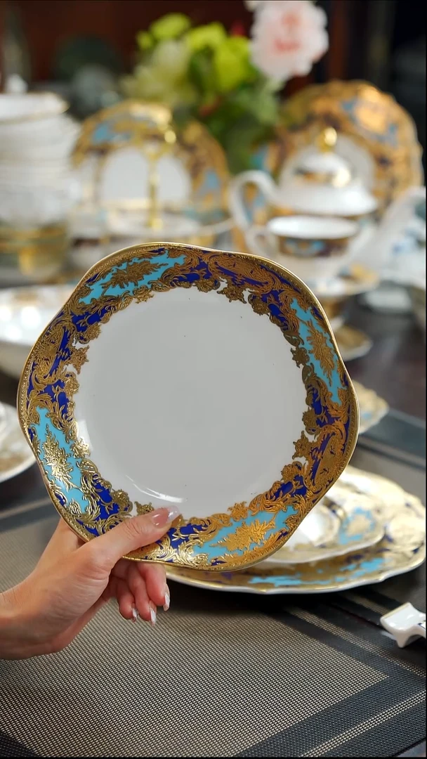 瓷片8英寸异型菜盘 福利款