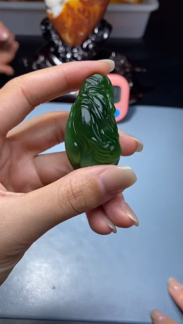 和田玉未镶嵌把件人****…1