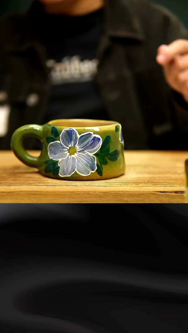 @@陶园瓷舍@@纯手工手绘@高温釉下彩