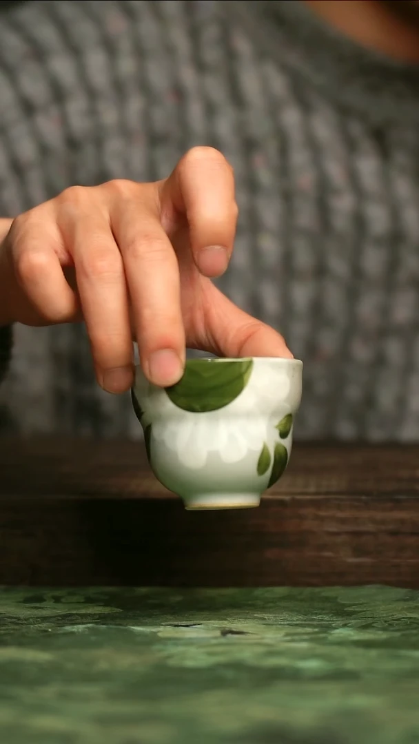 青诗集手工手绘瓷器