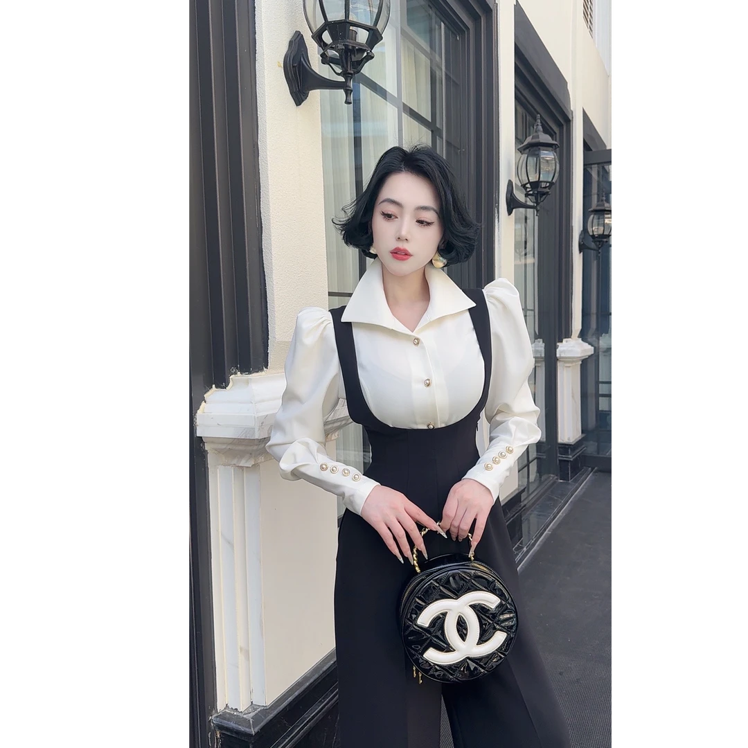 LYXJ【克拉伯爵】衬衫2025春款法式宫廷风羊腿袖设计感显瘦透气衬衫