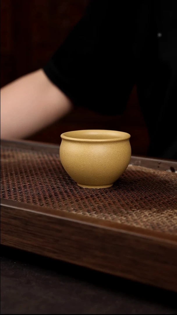 茶壶紫砂黄金段圆融杯