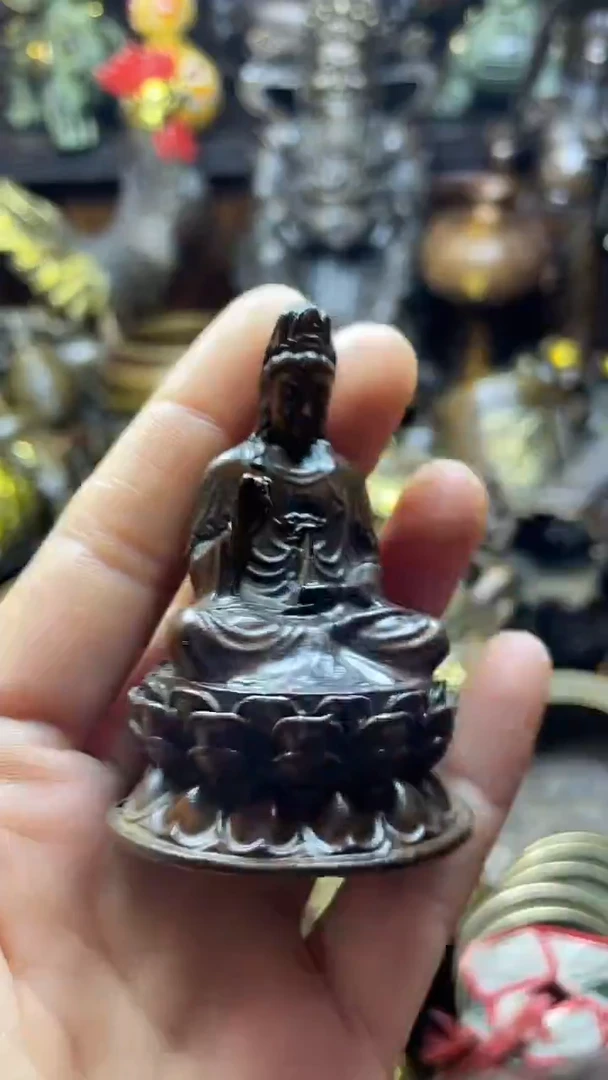 闪购链接，点击下单，有运费险，铜摆件