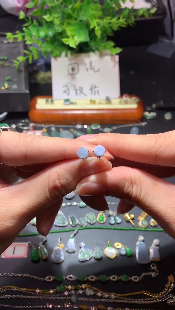 颈饰银S925镶嵌翡翠1