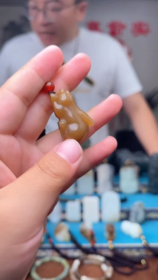 和田玉未镶嵌挂件1