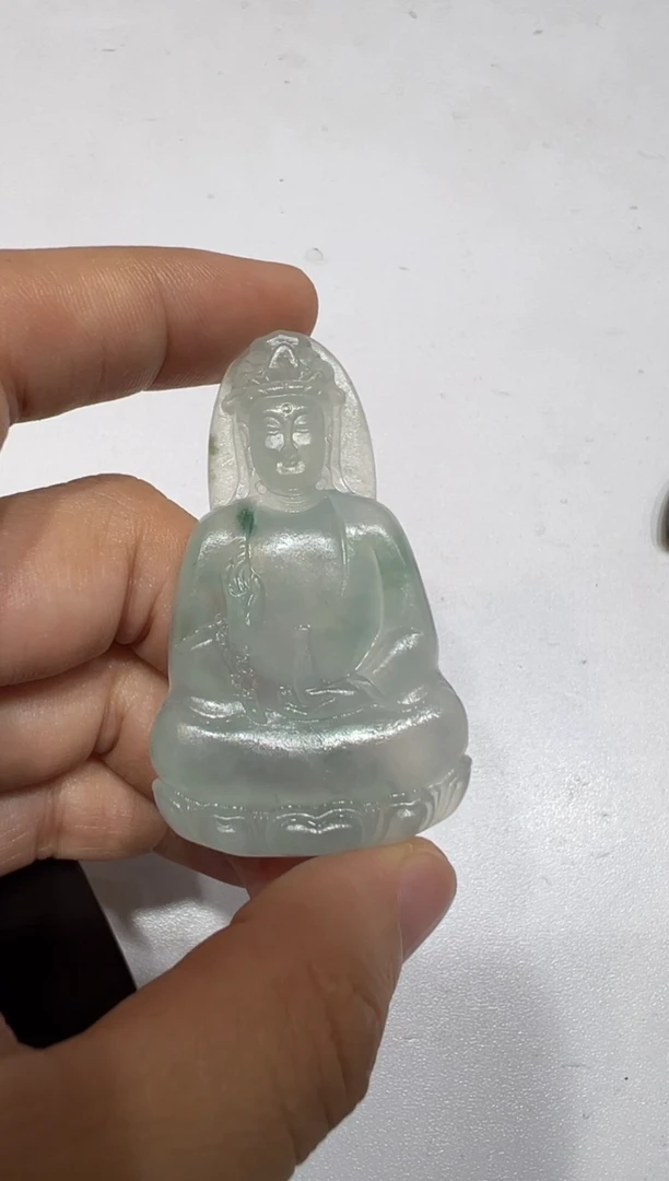 未镶嵌定制翡翠素衣