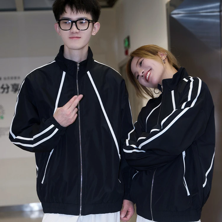 情侣装外套女2025新款春秋冬季宽松休闲百搭潮牌夹克男上衣服