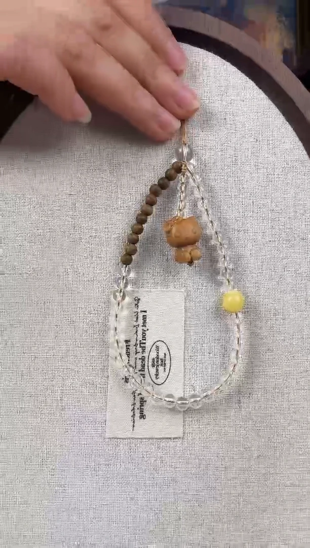 水晶手链未镶嵌纯天然水晶手机链