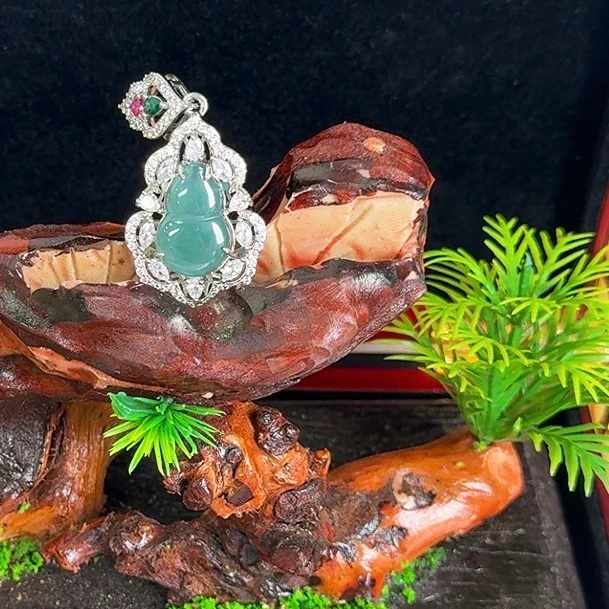 天然A货翡翠精品葫芦吊坠GS-30060多样性发货