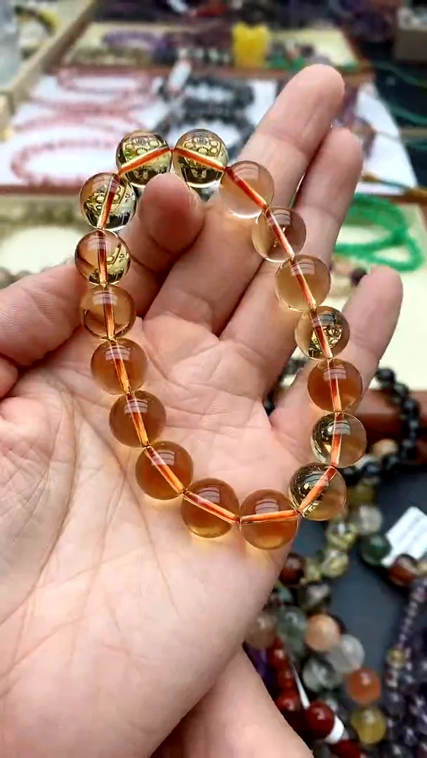【闪购商品】黄晶手链未镶嵌黄水晶