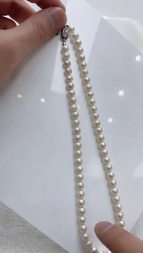 【闪购商品】海水珍珠颈饰银S925镶嵌海水珍珠项链