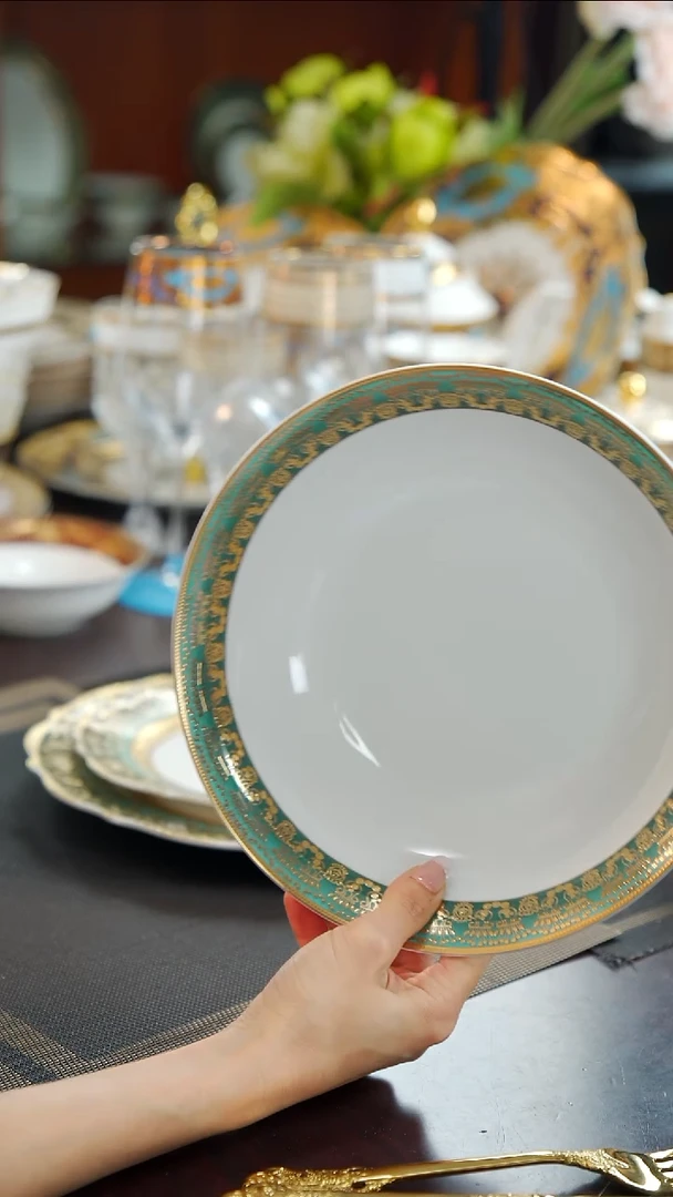 瓷片9英寸汤碗   1个