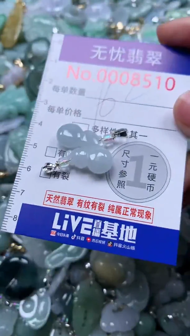 颈饰未镶嵌翡翠8510