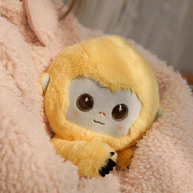 熊猫和朋友们磁吸金丝猴毛绒玩偶娃娃送女生女朋友生日礼物玩具