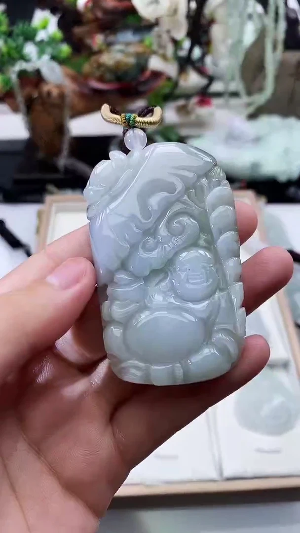 颈饰未镶嵌翡翠天然缅甸A货翡翠
