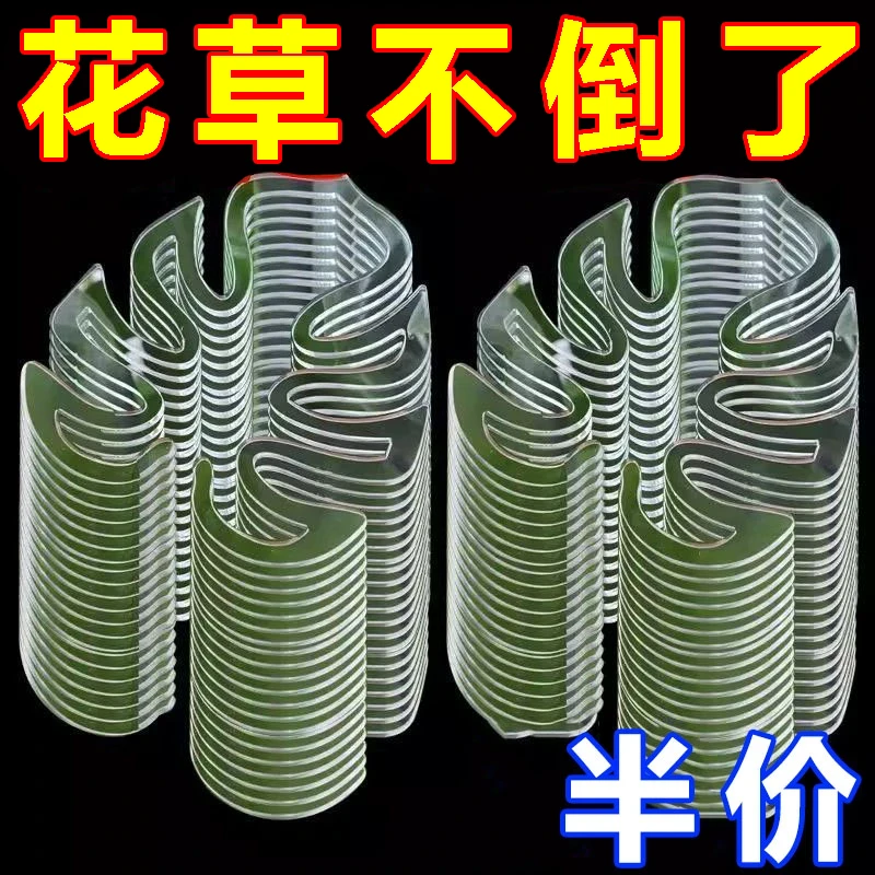 龟背竹支撑杆花支撑架枝干收拢架植物防倒伏支架绿植固定网格花架