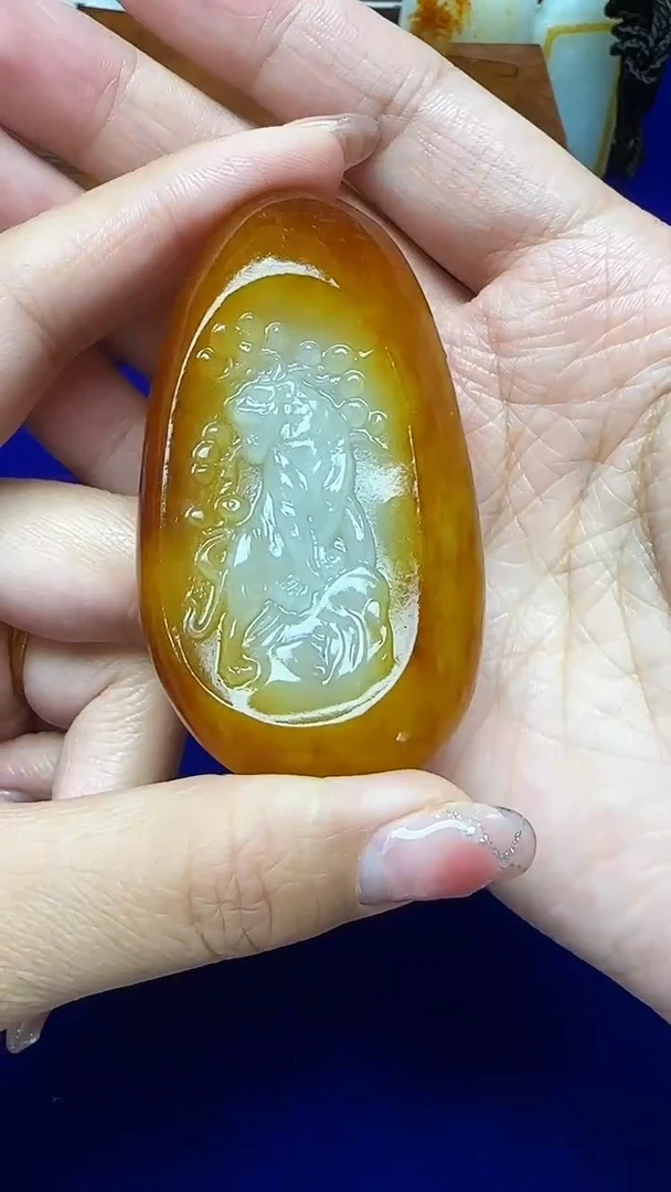 和田玉未镶嵌挂件1