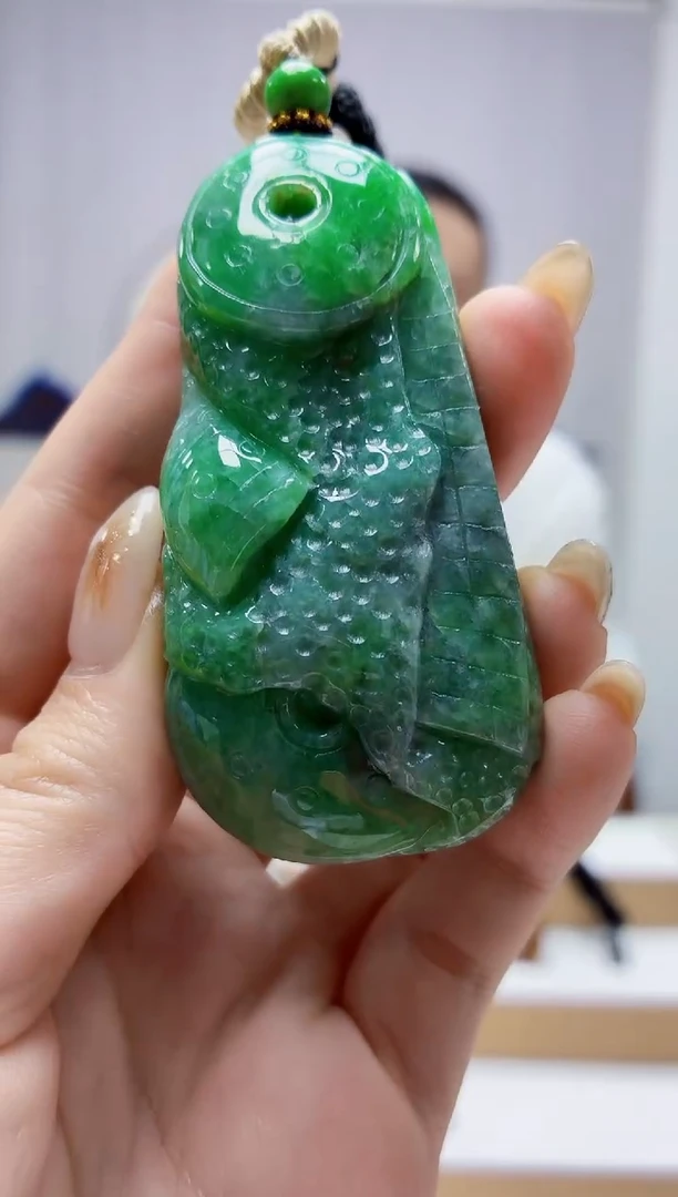 未镶嵌定制翡翠4898jw-毛货挂件74