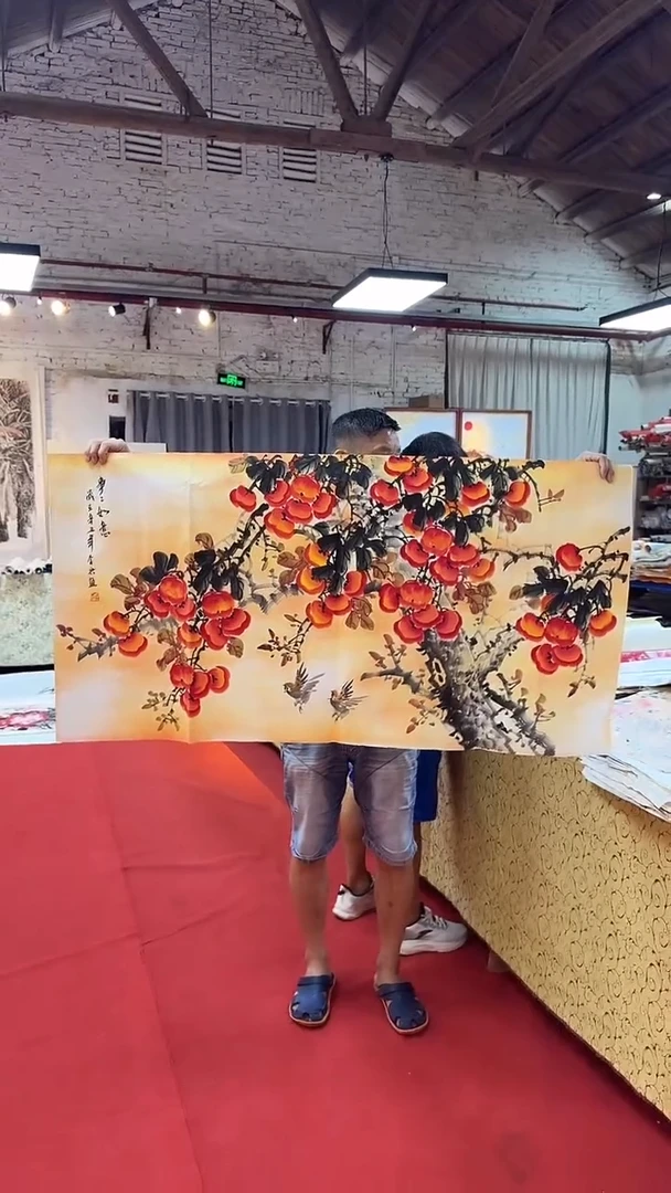 国画国画字画小姐姐真好看