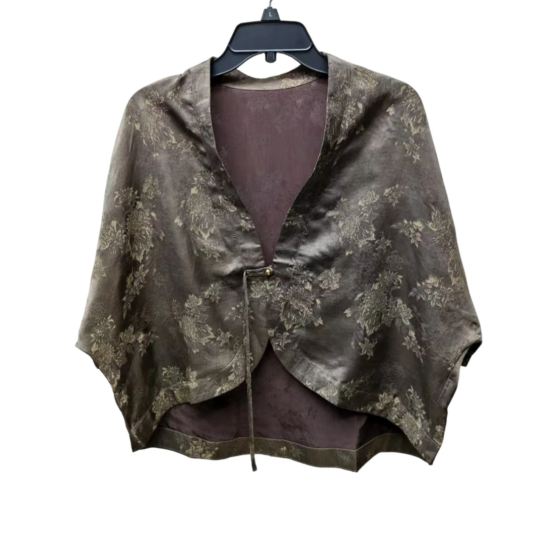 A1201    女士开衫新中式提花时尚百搭夏季