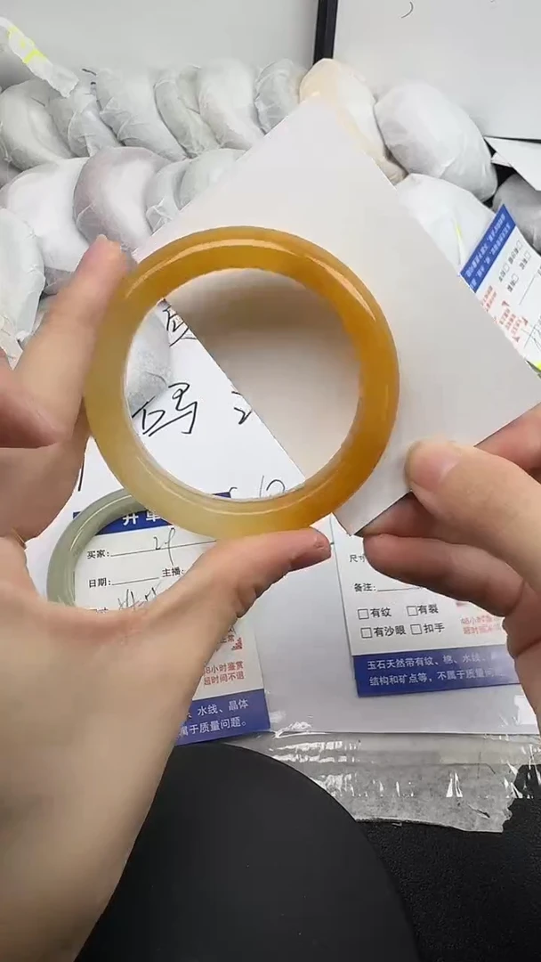 未镶嵌手镯石英质玉30/54-56