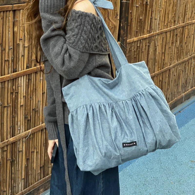 春日来信｜早春氛围感韩系甜妹系带腋下单肩包