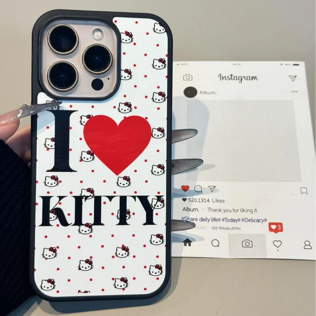 诚星泽爱心kt猫适用苹果16/15/14/13/12新款iPhone11手机壳XR可爱