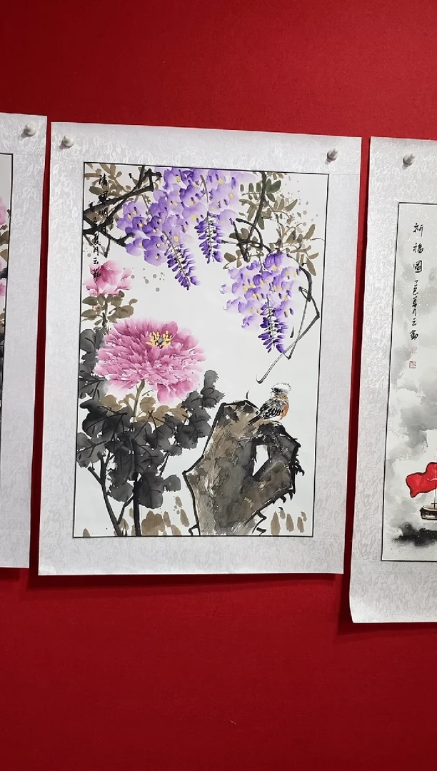 国画 NYQ丹牛云勤老师作品