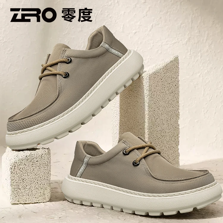 ZRO/零度高端时尚2025新款运动百搭软底舒适潮流轻便防滑休闲男鞋