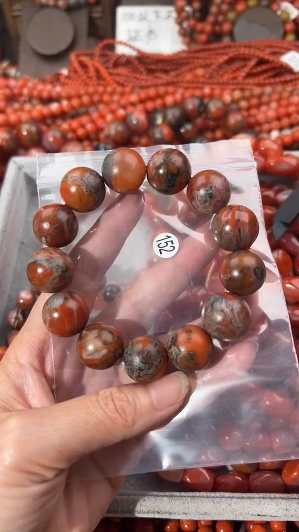 南红玛瑙手串未镶嵌18