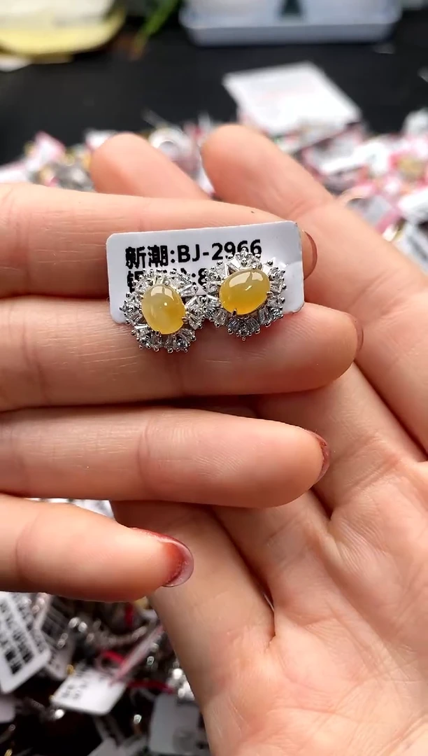 【闪购商品】翡翠戒指银S925镶嵌11111111     6