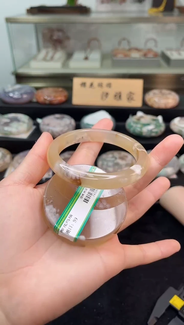 未镶嵌手镯石英质玉59圈口（赠品镯心）3432681