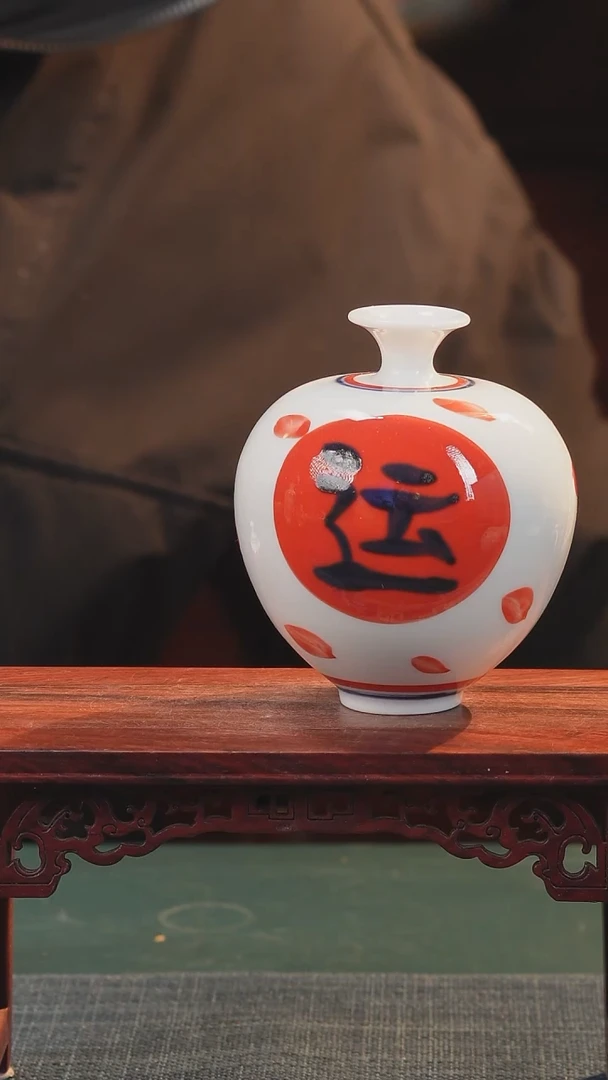 【闪购商品】摆件釉下彩纯手工纯手绘原创瓷器