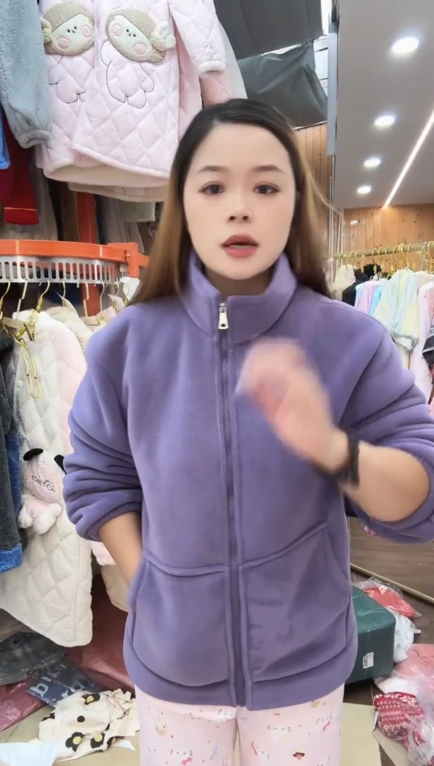 紫色套装L码冬装