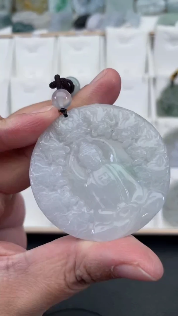 颈饰未镶嵌翡翠天然缅甸翡翠A货339