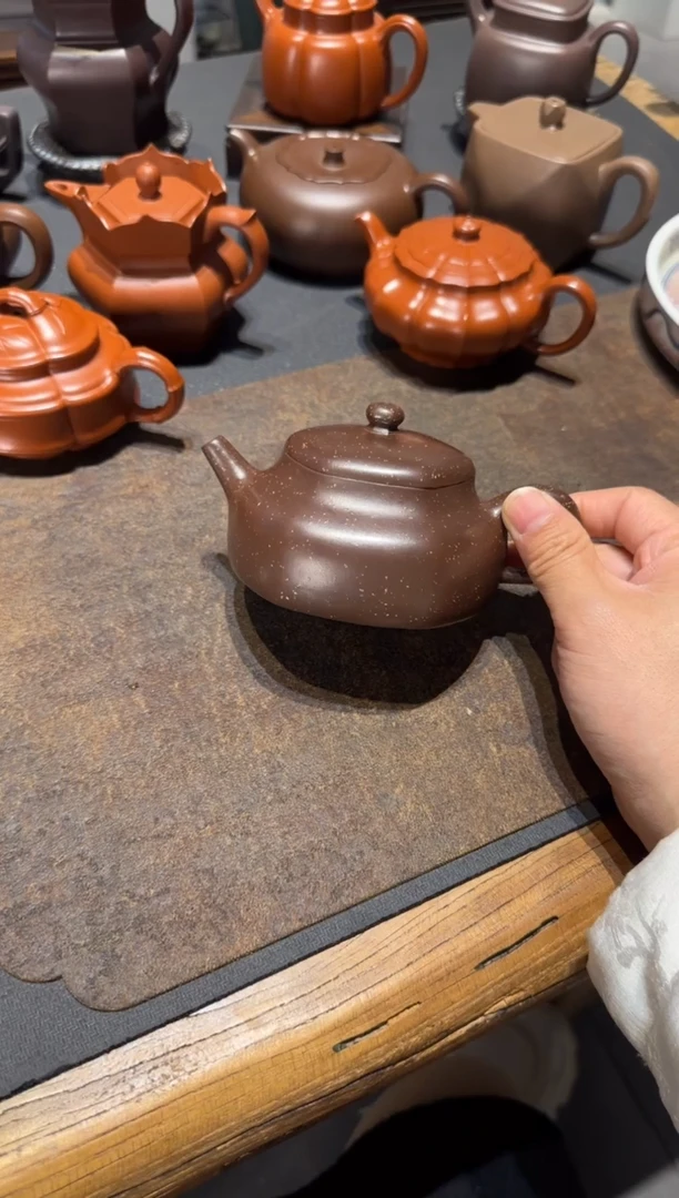 【闪购商品】紫砂茶壶六方静乐 铺砂