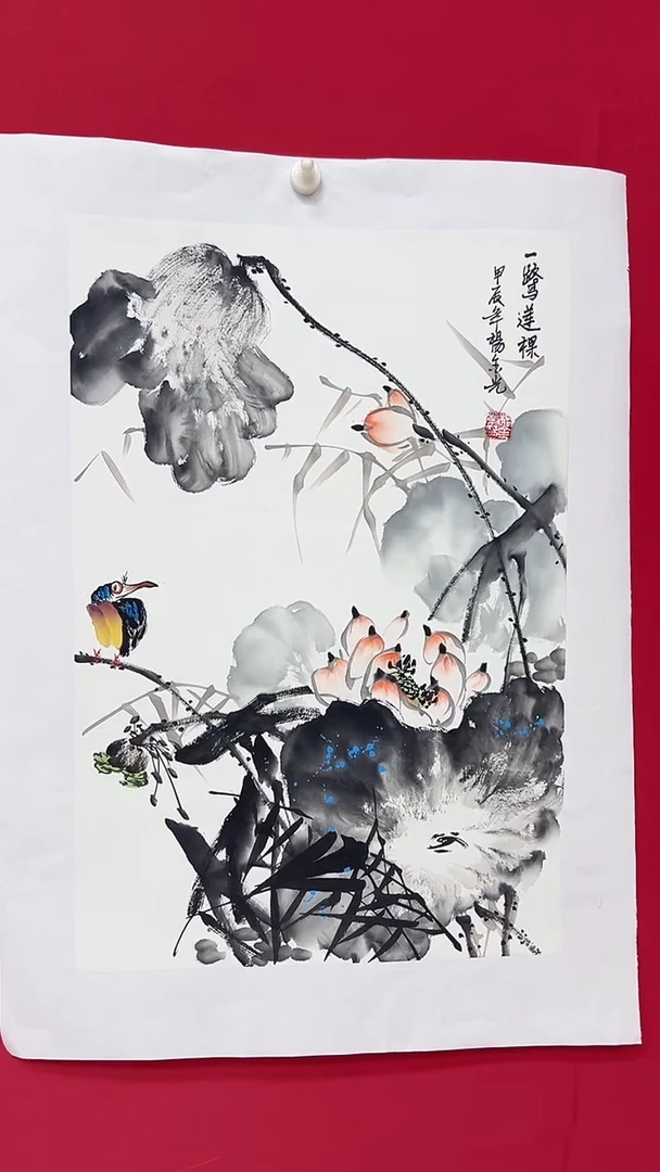国画杨金光/花鸟/宣纸/国画