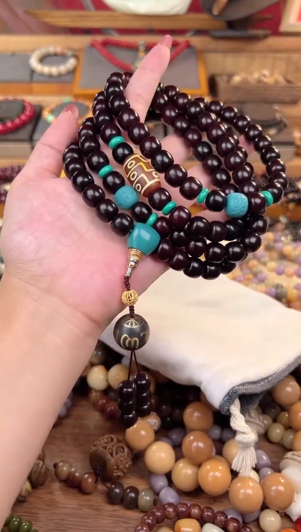 【闪购商品】菩提根/象牙果手串回流老料香灰108颗10*11mm