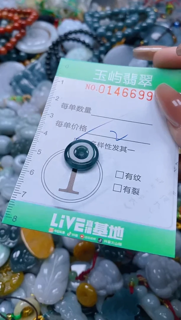 翡翠未镶嵌颈饰闪购0146699多样性发其一