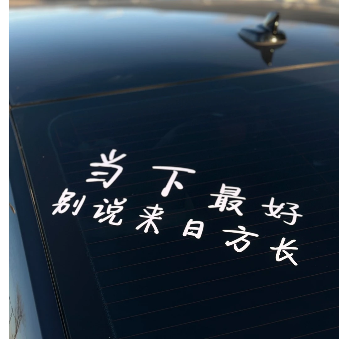 创意汽车贴纸前挡贴后挡风玻璃贴天窗贴电动车贴镜子贴