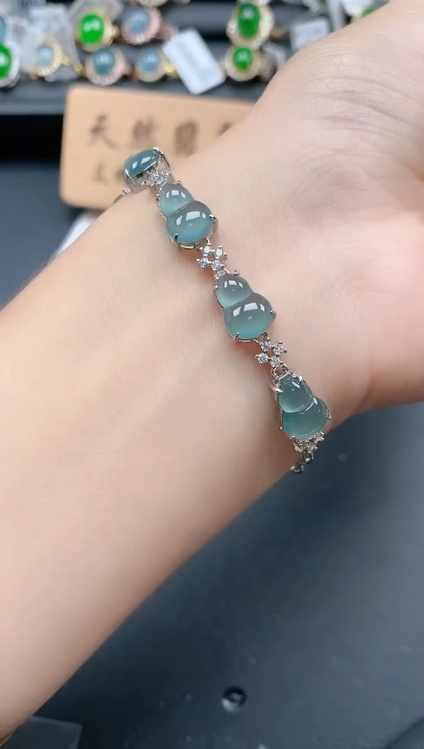 银S925镶嵌戒指翡翠11