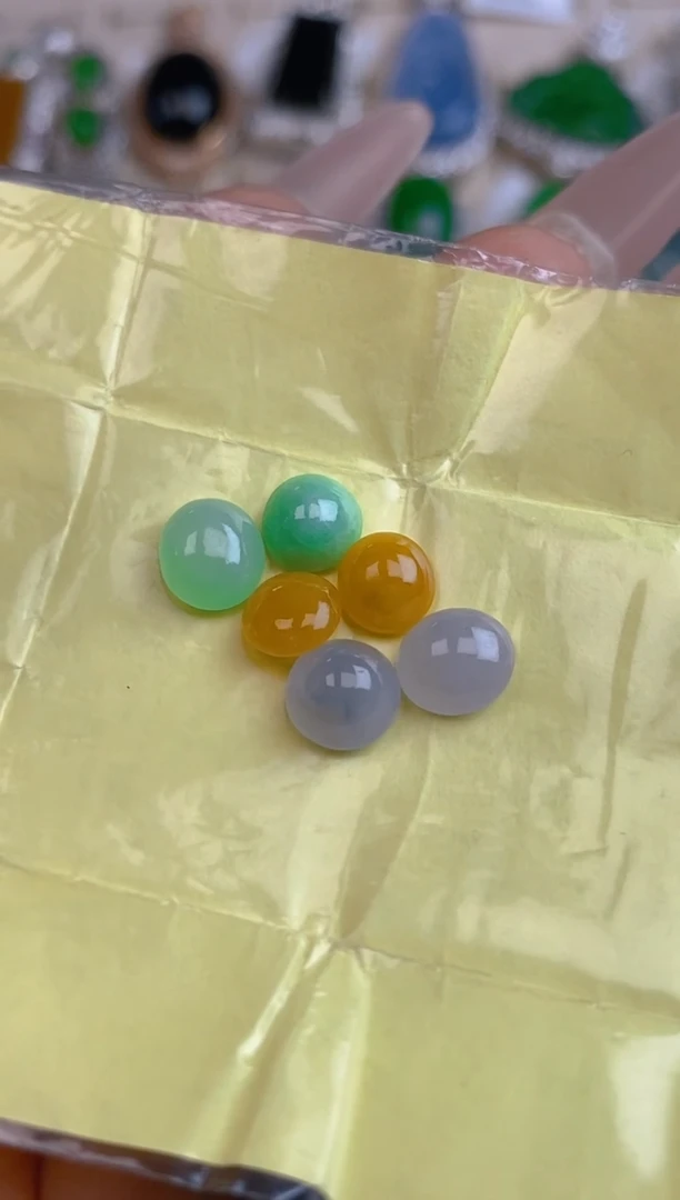 【闪购商品】定制翡翠未镶嵌翡翠裸石蛋面42