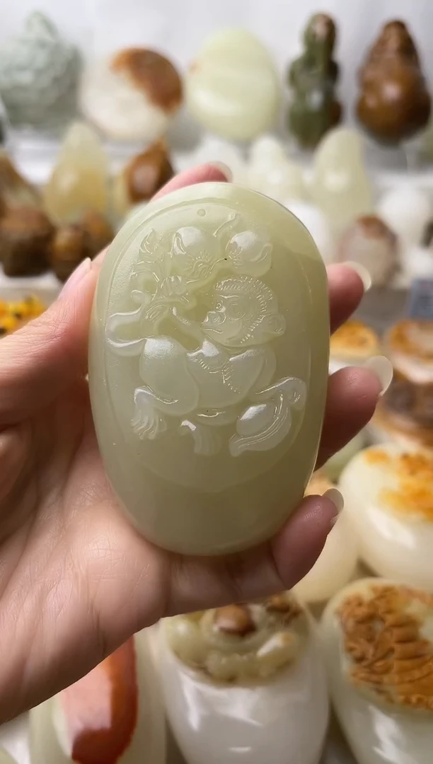 石材古青石棉纹正常不退换猴