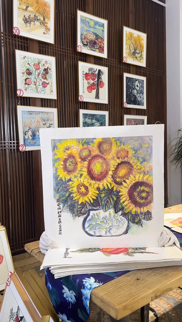 版画耿玉琨名章限量版画S