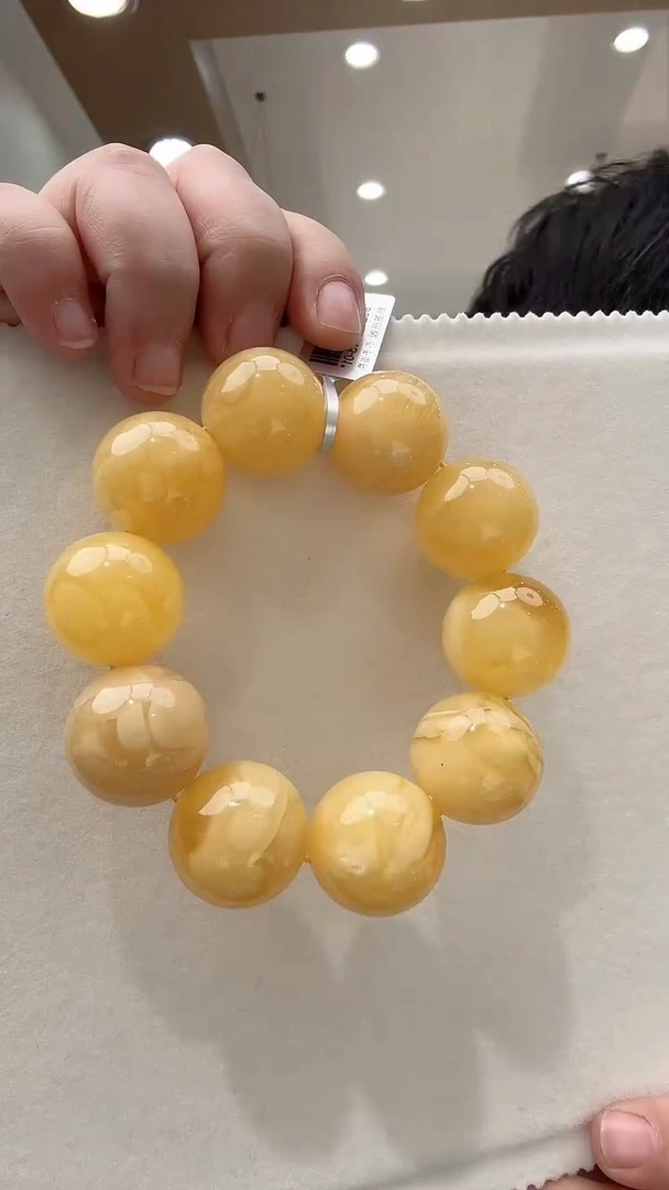 未镶嵌蜜蜡手串天然俄料蜜蜡手串