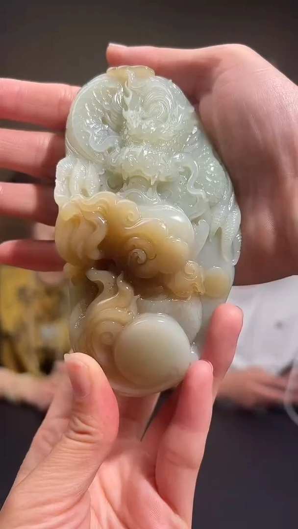 和田玉未镶嵌挂件和田玉挂件多样性发一082