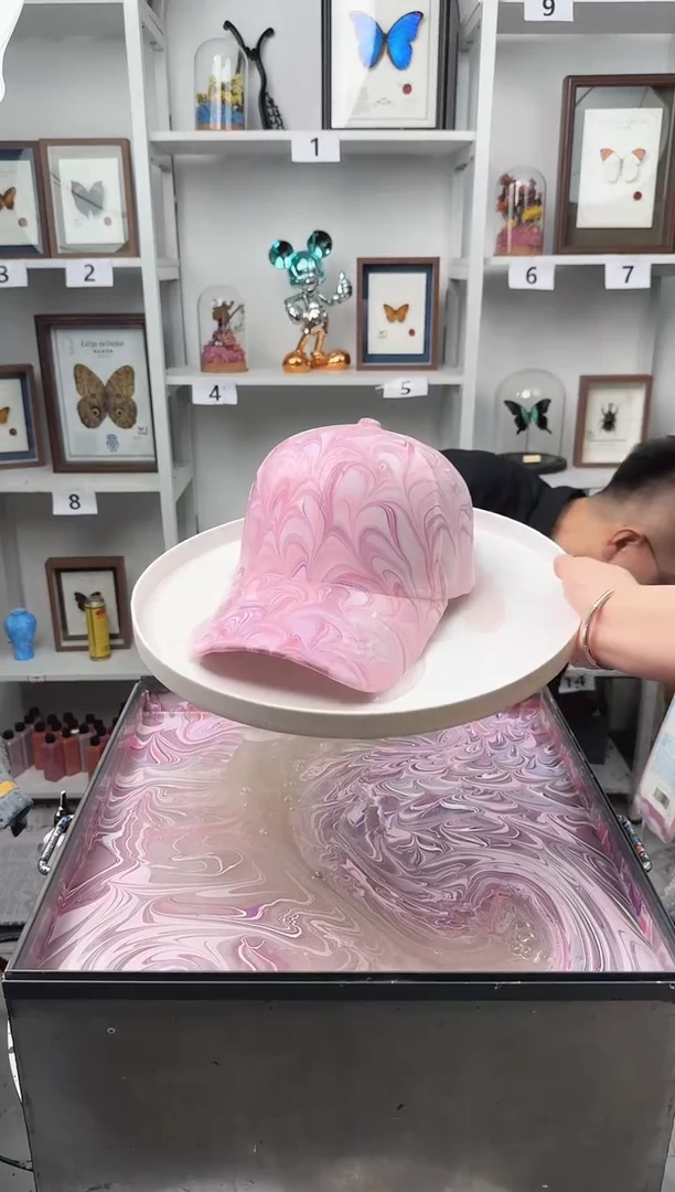 纯棉成人款贝壳纹水拓帽