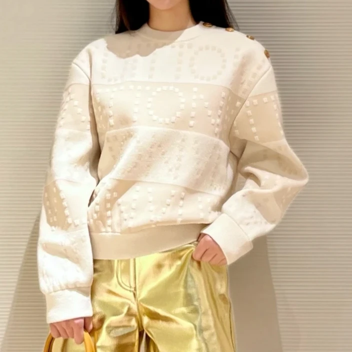 未使用 LouisVuitton/路易威登 汤/P245621203/满印毛衣 S码