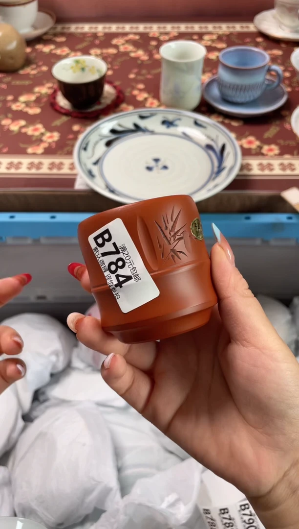 瓷片小*猫瓷器瓷器B784